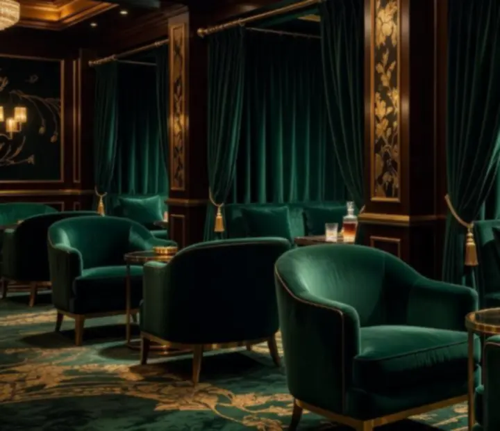 VIP sekce lounge kasina Play Dorica s diskrétními sezeními